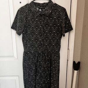 Disneyland's Haunted Mansion Spooky Halloween Cakeworthy Collared Neck Dress Med